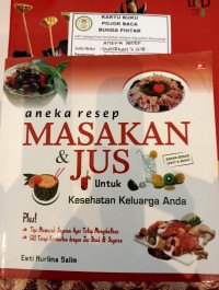Image of Aneka Resep Masakan & Jus Untuk Kesehatan Keluarga